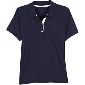 Petite Liz Wear Short Sleeve Solid Polo