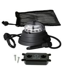 Suunto ORCA/PIONEER Small Boat Compass - Black/White/NH SS015901000