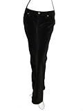 MCKENNA Tuxedo Velvet Pants in Black
