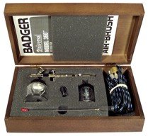 Badger Universal Airbrush Set in wood box