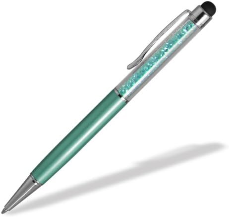 MeeCase Crystal Stylus Retractable Ballpoint Pen (Green)