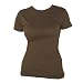 Chocolate brown Super Soft Certified Organic Cotton Tee Shirt, 100% cotton. 5 Adult Sizes