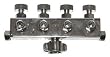 4-Way Airbrush Air Hose Splitter and Regulated Metering Manifold
