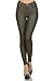 ICONOFLASH Women's Cotton Blend Pull-on Color Jeggings (Small, Army Green)