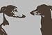 Greyhound Profile Cutouts - 24