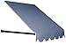 Awntech 10-Feet Santa Fe Twisted Rope Arm Window/Entry Awning, 44-Inch Height by 36-Inch Diameter, Dusty Blue