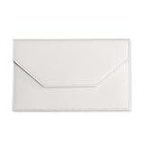 Medium White Leather Wedding Envelope Medium White Leather Wedding Envelope