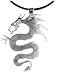 Dragon Pendant in Surgical Steel with necklace