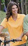 Women's Vision Poly pique y-neck golf shirt