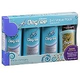 Degree Women 3 + 1 Value Pack - Three - 2.6oz sticks and One - 1.6oz Degree Fine Fragrance Collection Sexy Intrigue