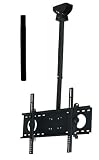 VideoSecu Plasma TV Ceiling Mount LCD Monitor Drop Bracket for Vizio VW37L, VX37L, GV42L, L42, VU42LF, VW42L, VX42L, GV46LHDTV10A, GV4, VW46LF, GV42LF VW42L, VW42LF SV420XVT VP423, VP422, VO42LF, VP50, VP504, VP503, VP505XVT , JV50P, VP504F, VX52LF 7LFHDTV, VO47LF, GV47LF, SV470XVT with 19 free. 7 inch telescoping rod ceiling mounted 1UO