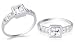 Princess Cut White Cz Ring Sterling Silver Size 8