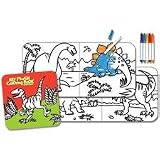 Wild Republic - Activité créative - mon livre peluche dinosaure à colorier