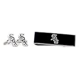 MLB Chicago White Sox Cufflinks and Money Clip Gift Set