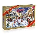 Gibsons Christmas Limited Edition 2011 Village Festivities Jigsaw Puzzle (1000 Pieces)
