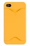 Orange Credit Card ID Case for Apple iPhone 4 (Fits AT&T & Verizon Models)