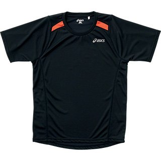 アシックス ランニングTシャツ XX317N 半袖 ブラック ユニセックス
