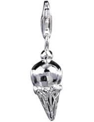SilveRado (tm) VR237 Verado Sterling Silver One Scoop Bead / Charm