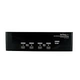 Startech.com 4 Port DVI VGA Dual Monitor KVM Switch USB with Audio and USB 2.0 Hub