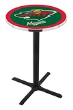 36" Minnesota Wild Counter Height Pub Table - Cross Legs