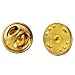 Brass Metal Uniform Pin Badge Insignia Clutch Backs, Quantity: 25-Pack !