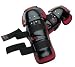 FOX Standard Adult Knee/Shin Guard Black/Red OSFA