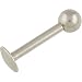 Stainless Steel Externally Threaded Labret: 16g 5/16, Stainless Steel Ball: 3mm
