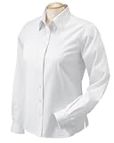 Chestnut Hill Women's 32 Singles Long-Sleeve Twill Shirt, white, Medium