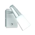 Trio 870470107 Energiespar-Wandleuchte 1xE14 9W, mit Schalter, Nickel matt