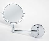 Stainless Steel Wall Mounted 7x Magnification Mirror Makeup Vanity Bathroom