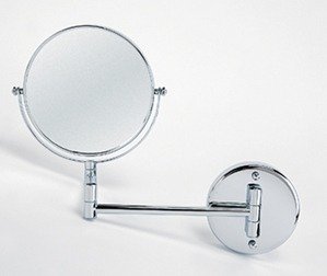 Stainless Steel Wall Mounted 7x Magnification Mirror Makeup Vanity Bathroom