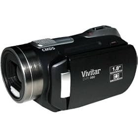 Vivitar DVR 650 Digital Camcorder - 1.8' LCD - CMOS - Black. VIVITAR 5.1MP DIGITAL CAMCORDER 1.8IN PREVIEW SCREEN CAMERA. 5.1 Megapixel Image - AVI - 4x Digital Zoom - 128 MB Flash Memory - Microphone, Speaker - USB - Flash Memory, Memory Card