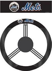 New York Mets Poly-Suede Steering Wheel Cover
