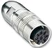 LUMBERG 0322 07-1 CIRCULAR CONNECTOR, RECEPTACLE, 7 CONTACTS, CABLE