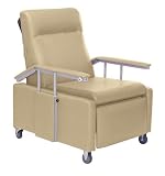 Graham Field Lumex Drop-Arm Recliners, Flat Back, Three Positions, Meets California Technical Bulletin 133 Flammability Standards , Jade, 1/Ea, GHFFR3301857