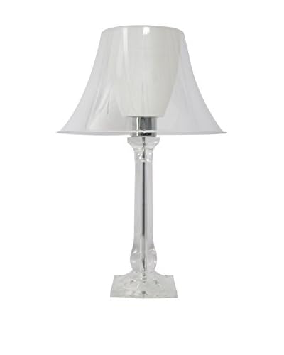 Glam Home Lampada Da Tavolo Trasparente