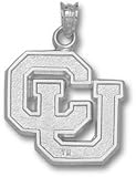 Clemson Tigers Solid Sterling Silver ''CU'' Pendant