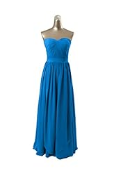Chiffon Floor Length Lace-Up  Corset   Waistline Sweetheart Bridesmaid Dress/Prom Dress  With Ruffles