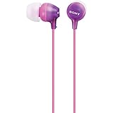 Sony MDREX15LP Fashion Color EX Series Earbuds (Violet)