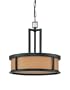Nuvo Lighting 60/3827 Odeon 4-Light Pendant with Parchment Glass, Aged Bronze