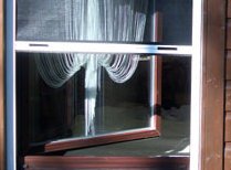 Insektenschutz Rollo 130x160, Braun