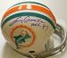 Larry Csonka Autographed Miami Dolphins Mini Football Helmet with 