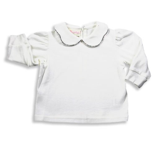 Hartstrings Baby - Infant Girls Long Sleeve Knit Blouse, White