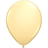 Qualatex風船　5インチ(13cm)　アイボリーシルク　徳用100個入