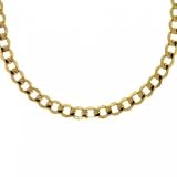 14K Yellow Gold Mens Cuban Link Necklace 18-20 Lobster
