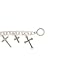Sterling Silver Cross Theme Charm Bracelet - 7.5''