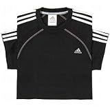 Adidas Mens ClimaLite 3-Stripes Crew Shirts