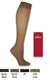 Hanes 0A446 Hanes Alive Full Support Sheer Knee Highs