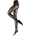 FALKE Women Pure Shine Tights 15 DEN Sheer, Black (Black 3009), L (US 16-18 Ι EU 44-46)