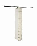 from RUSSEL H & L Russel Ltd Shoe Organiser, Taupe with Harvest Green Trim, 10 Pocket (Model WS7212)
